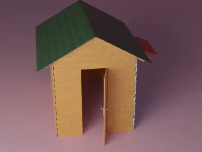 A Street Shop 3D model