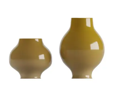 Curva Collection Vase 3D model