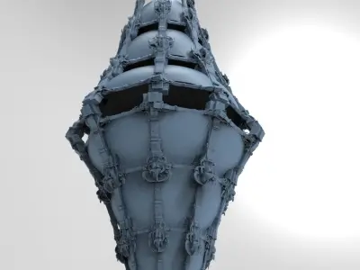 Ancient Crete Ocean Dome full collection  Low-poly 3D model