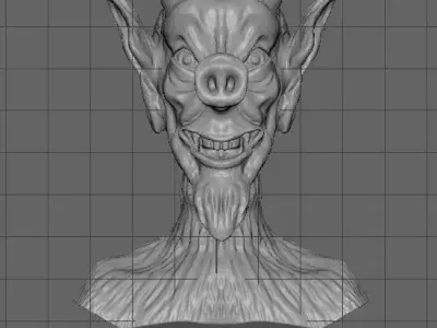 Satyr 3D print model