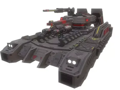 Sci-Fi Tank 3D model