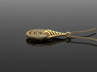  Pendant P089 3D Print Model 3D print model
