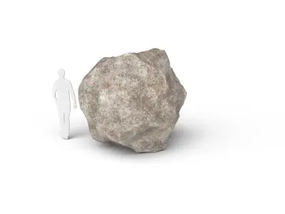 Rock M08A Low-poly 3D model