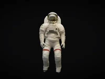 Space suit photogrammetry scan 3D model