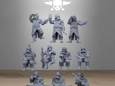 Grimguard Vulture Plane 3D print model