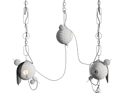 Paradise Chandelier 3D model