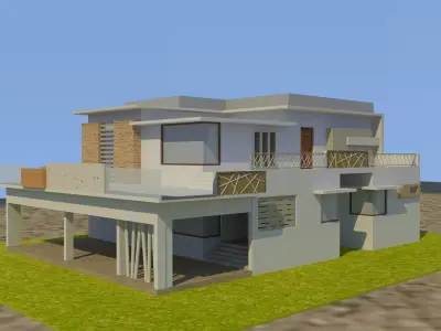 3d Exterior and Floor model of residential homes  3D model