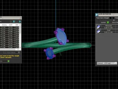 Women Light Weight Band Ring 3D print model