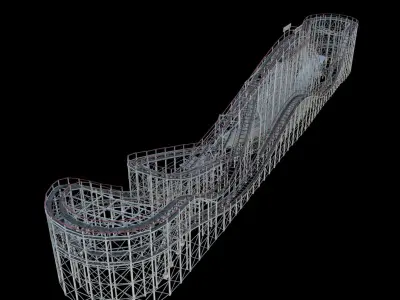  Roller Coaster Track 