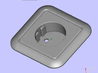 home electrical socket wall 3D print model