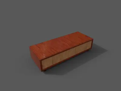 Pack 2 Modern Furniture 3D Model Low-poly 3D model