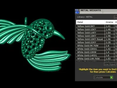 Pendant P188 3D Print Model 3D print model