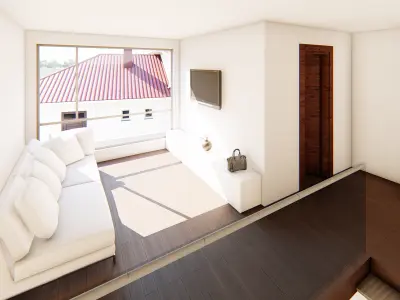 Two beautiful minimalist homes  3D model