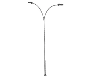 Lamp Post - Light Pole - Light Post - Street Light 09 3D model
