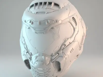 Doom Eternal Slayer Helmet 3D print model