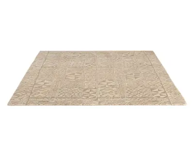 RESHAM WOOL RUG 3D model