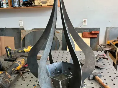 Welding Project Plans Drawings Fire Pit 6 DXF PDF 3D model