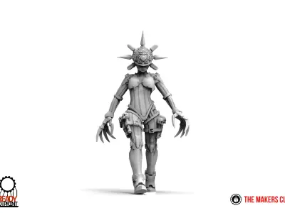 Dark Techno - Arcanus Assassin 3D print model