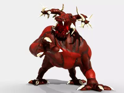 Project Aurox Low-poly 3D model