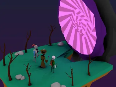 Fantasy RPG Pack Low-poly 3D model