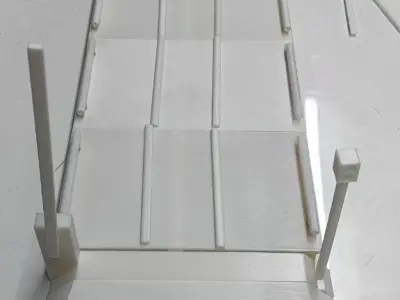 Automobile platform scales  weights 3D print model