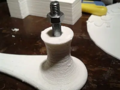 Curvy Door Handle Free 3D print model