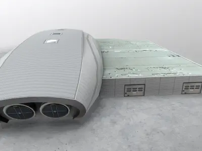 LKKV New Terminal Low-poly 3D model