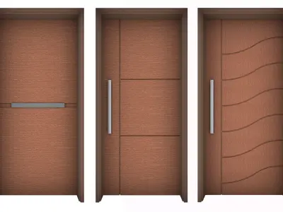 Flash Door Low-poly 3D model