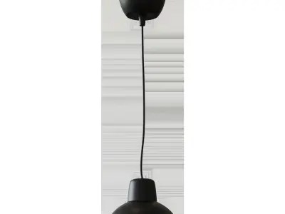 SKURUP Pendant lamp black 19 cm 3D model