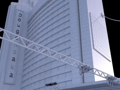 City buildings set 3D model