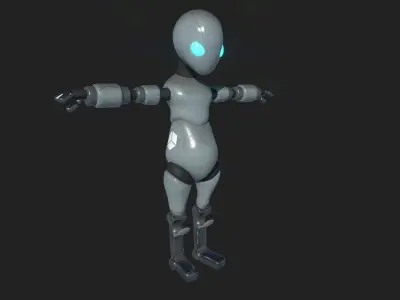 3D character of a robot-FBX-MAYA-ZBRUSH-SUBSTANCE 3D model