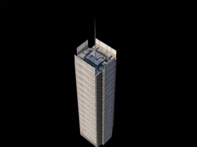 The New York Times Building - NYC Low-poly 3D model