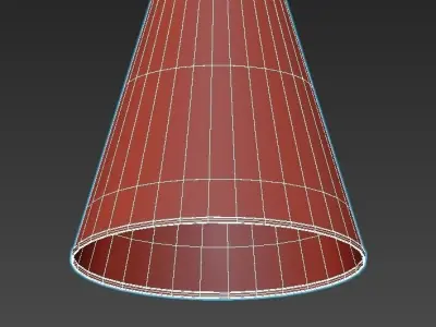 PENDANTS pendant light with gold accents 3D model