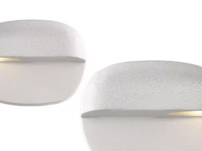 Wall Lamp MOONSTONE SCONCE 3D model