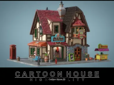 Cartoon House Pack 04