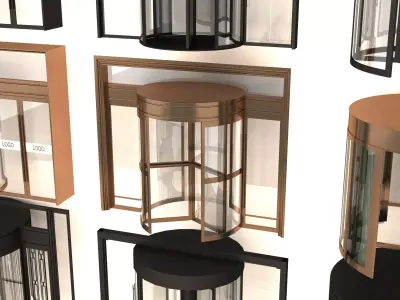 Revolving door  3D model