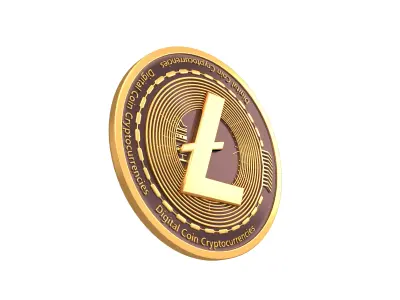 Litecoin v3 001 3D model