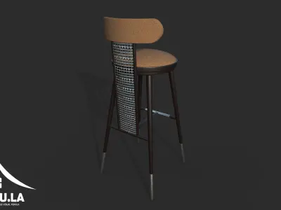 Bar Chair 3D model buy