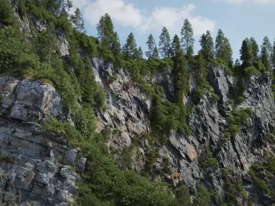 Forest Biome for Scatter 5 Blender Low-poly 3D model