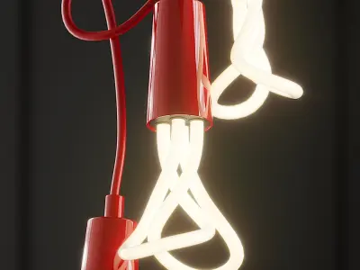 DROP CAP MULTIPACK - 4 PENDANTS from Plumen 3D model