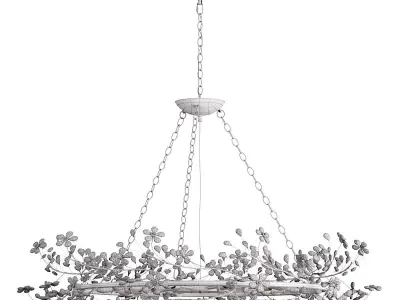 Fiore Crown Chandelier 3D model