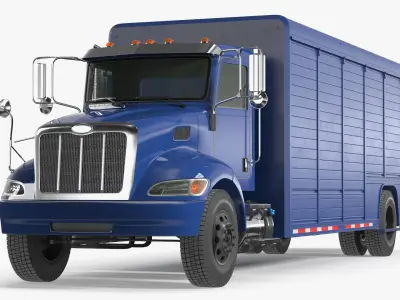  Medium Duty Box Truck 4x2 Blue 