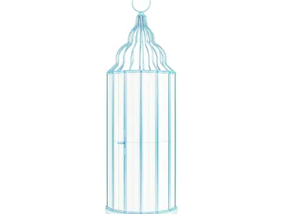Elegant Lantern - High-Quality 3D Model 3D model