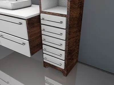 Bathroom Cabinet 3D model