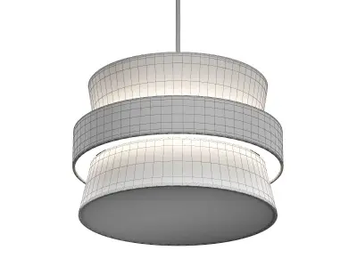 Joey 3 Tier Easy Fit Pendant Shade 3D model