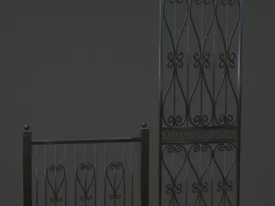 Grilles and grates 3D model