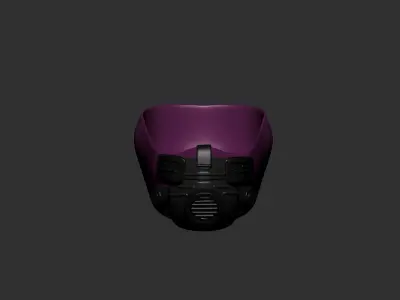 helmet high poly sculpt 3d printable  3D model 81