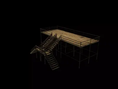  modular scaffolding system  3D model