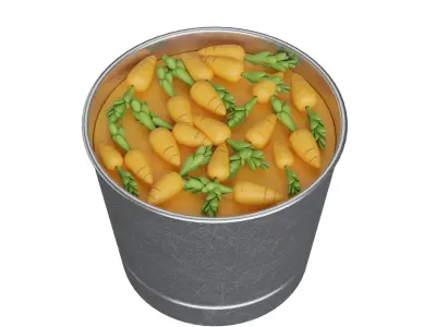 Carrot Basket 3D model