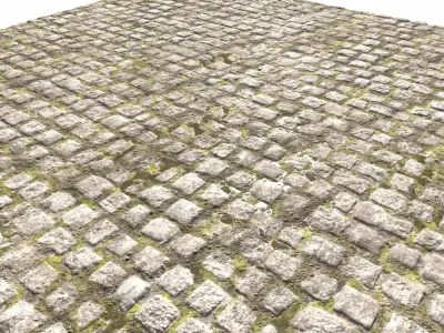 Cobblestone Road 2 Texture PBR Texture